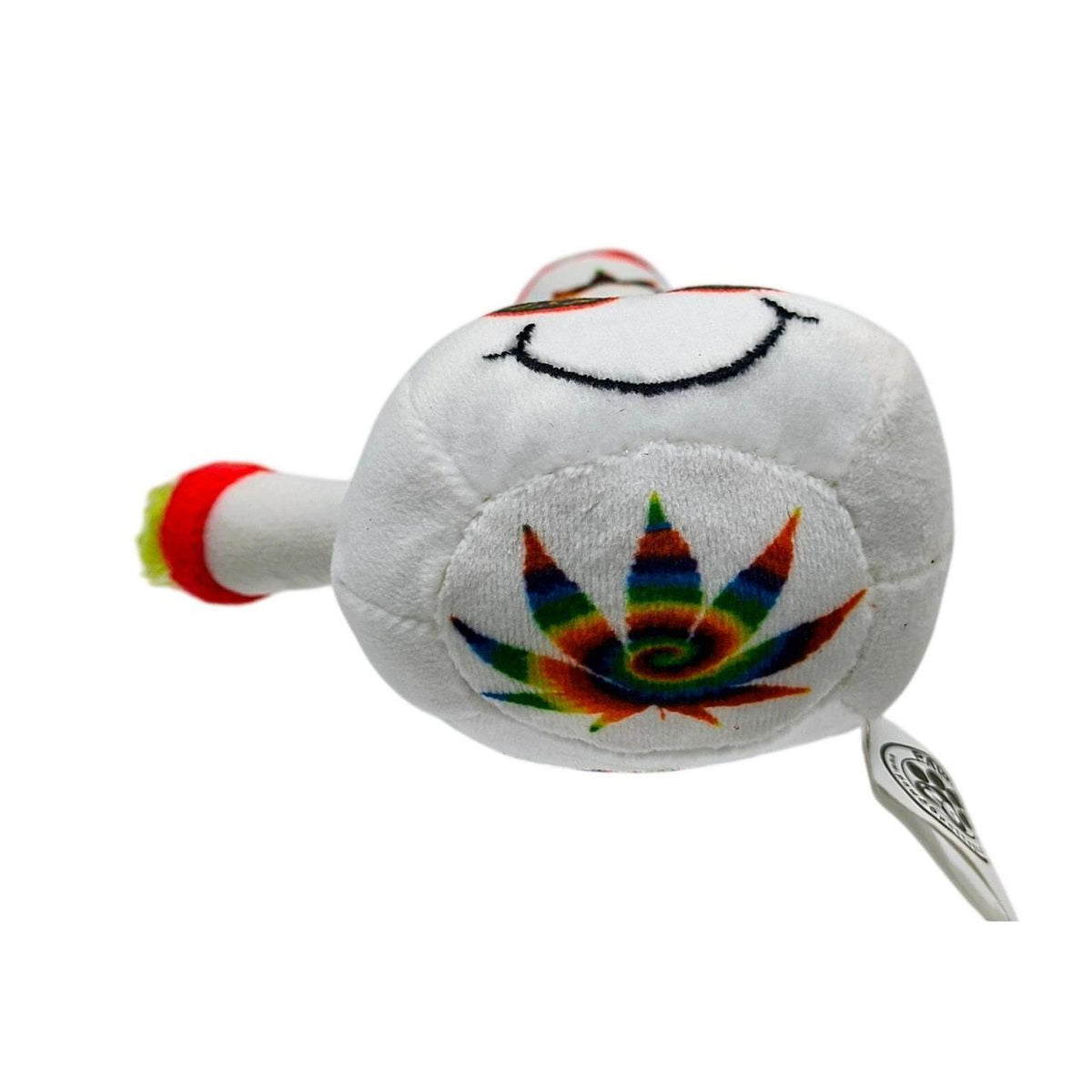 Lil' Billie 5-Inch Bong-Inspired Squeaky Plush Pet Toy - White, New With Tags - Danisak