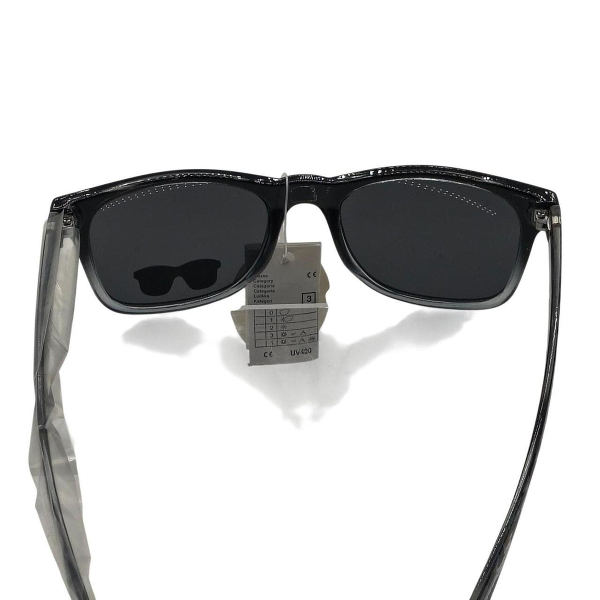 Black & white leopard print sunglasses with brown accents - Danisak