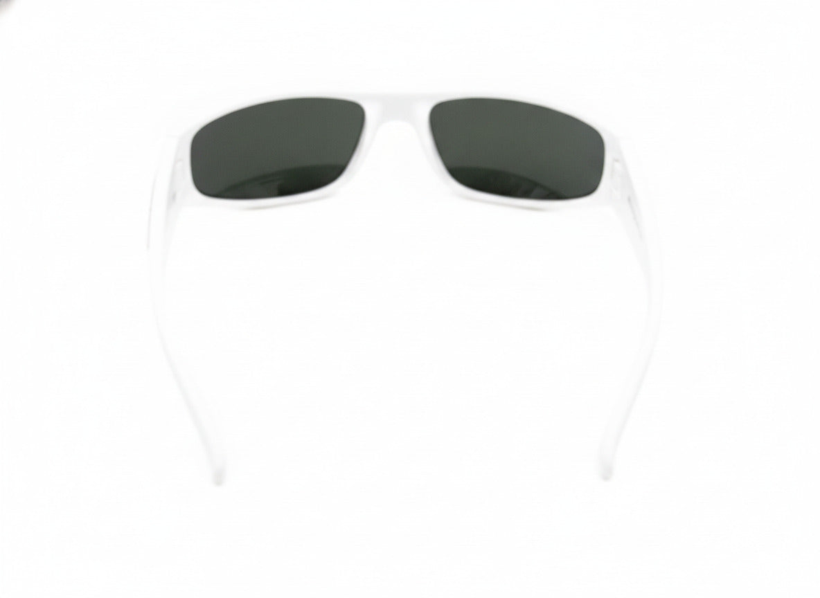 712 X-Sportz White Frame Sunglasses with Mirrored Orange and Green Lenses - Danisak