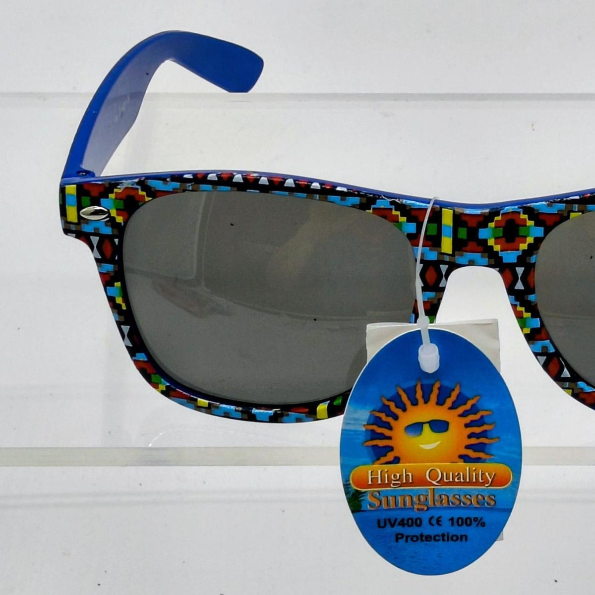 Unbranded Women's Blue and Multi Sunglass - Danisak