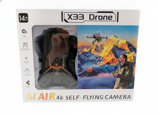 Dr1  X33 AI Air 4K Self-Flying Camera Drone with Dual Camera and Gesture Control