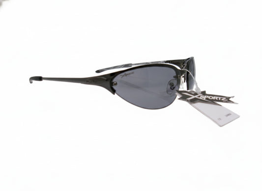 720  Xsportz Men's Black Sport Sunglasses with Gray Lenses - Danisak