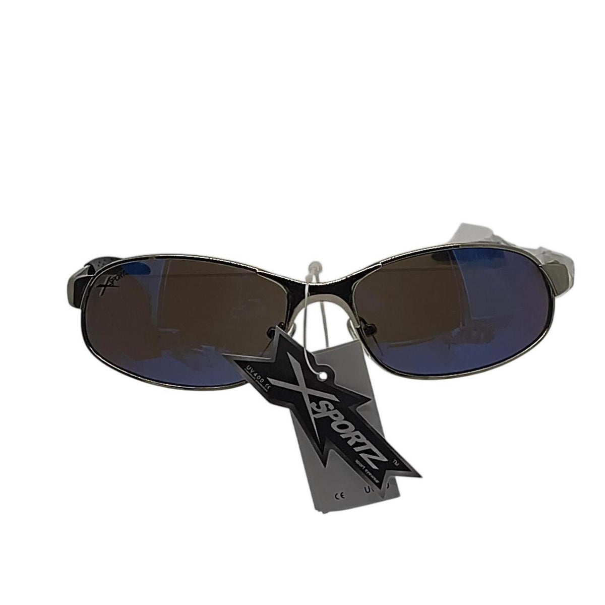 491 Sportz sunglasses with blue lenses and silver frames - Danisak