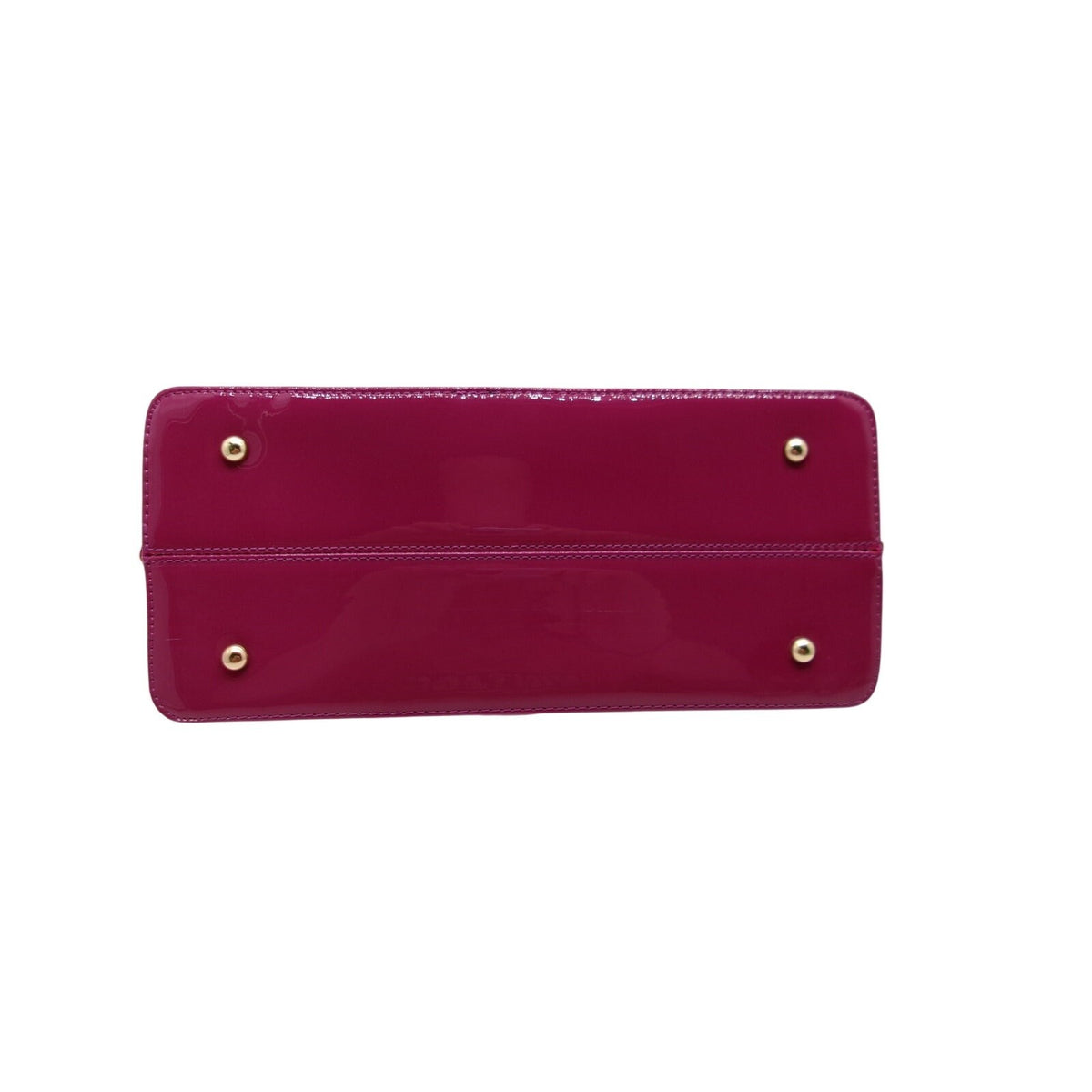 La Terre Plum Patent-Look Top Handle Satchel