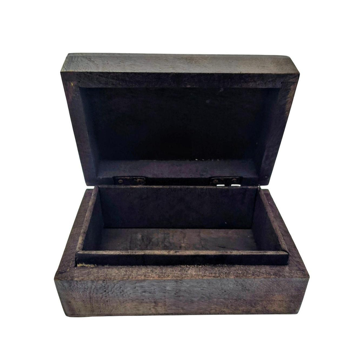Wooden Temperance Tarot Card Box with Mystical Multi-Color Design, 6x4 Inches - Danisak