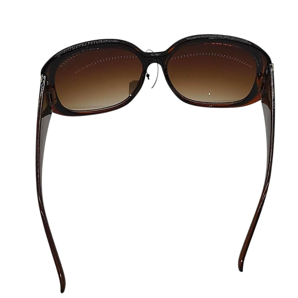 . Brown and black sunglasses with repeating 'DEAD' text pattern - Danisak