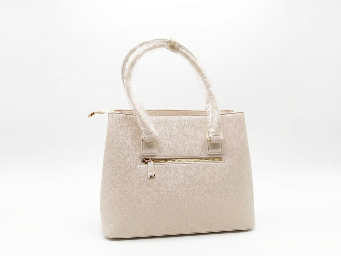 ROSANI Structured Top Handle Tote Bag with Detachable Strap