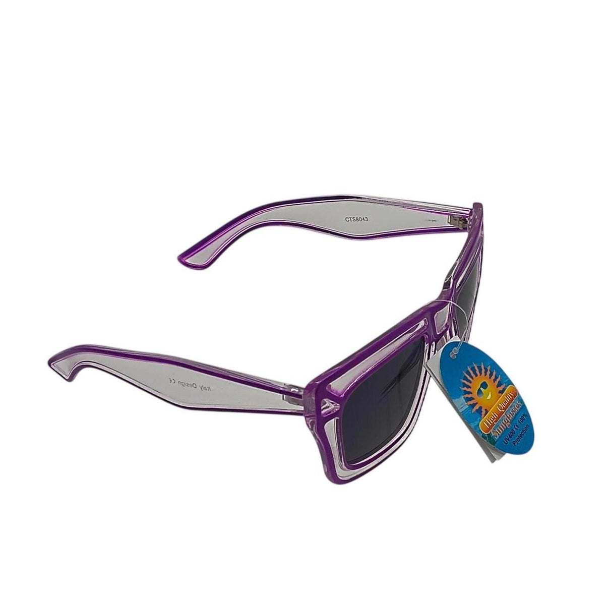 Purple sunglasses with a retro vibe - Danisak