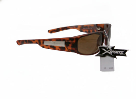713  Xsportz Tortoise Frame Brown Lens Sunglasses - Danisak