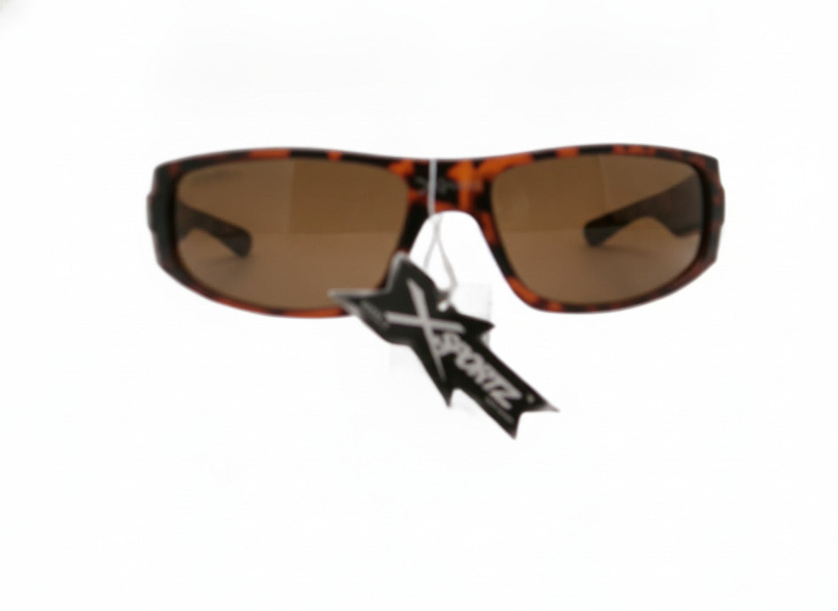 713  Xsportz Tortoise Frame Brown Lens Sunglasses - Danisak