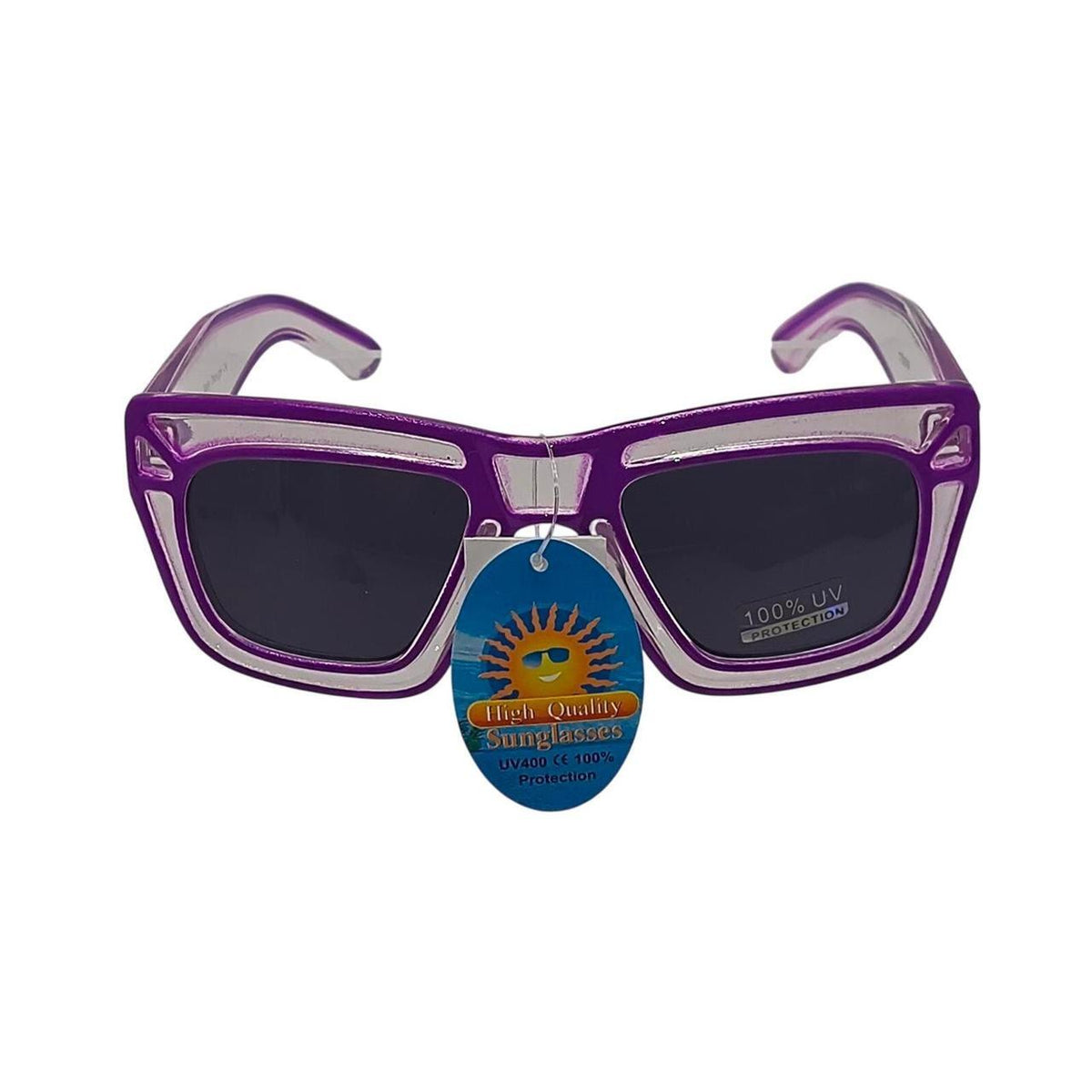 Purple sunglasses with a retro vibe - Danisak