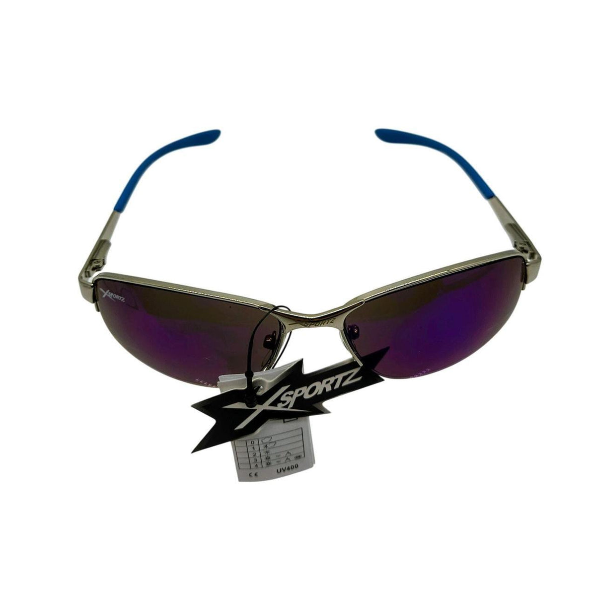 Xsportz sunglasses with blue accents - Danisak