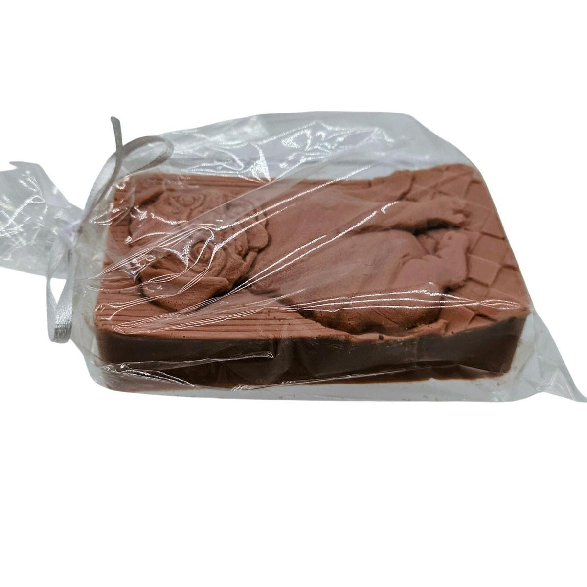 Plunk Soap Co. Mahogany and Teakwood Scented Pug Glycerin Soap Bar, 4 oz, Tan - Danisak