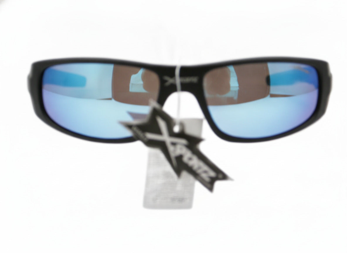 711  Xsportz Polarized Sport Sunglasses with Blue Mirrored Lenses - Danisak