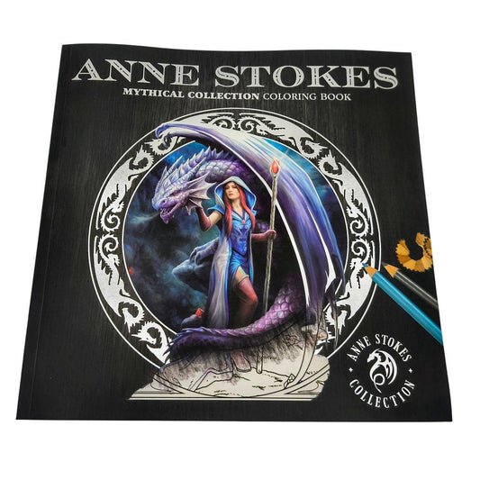 Anne Stokes Mythical Collection Adult Coloring Book - Fantasy Dragons & Fairies - Danisak