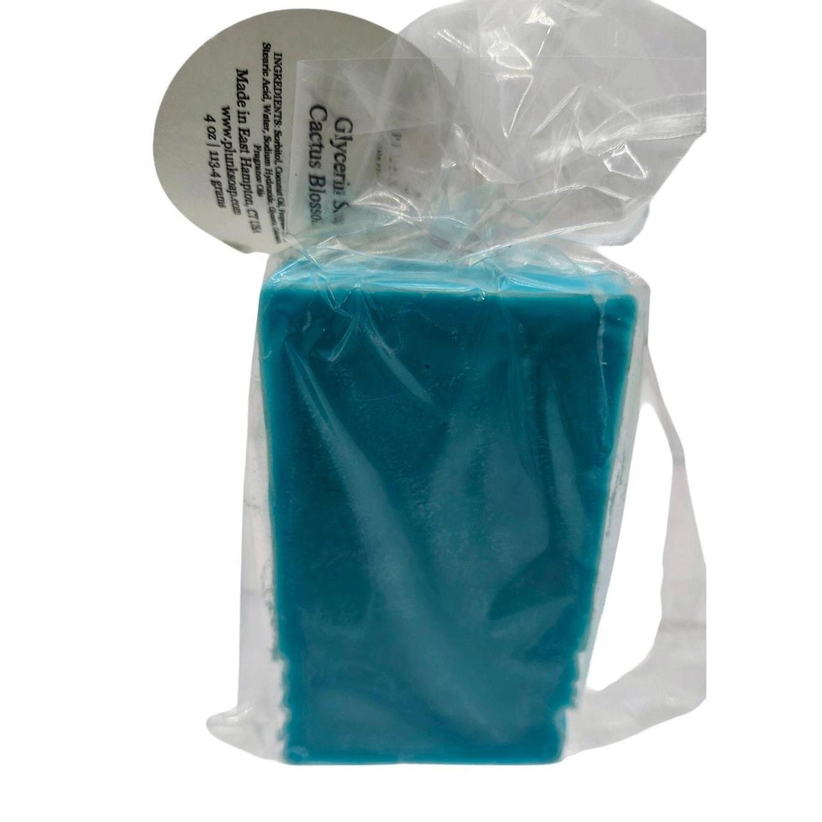 3D Celestial Moon Bar Soap with Cactus Blossom Scent - Blue and Yellow, Handmade - Danisak