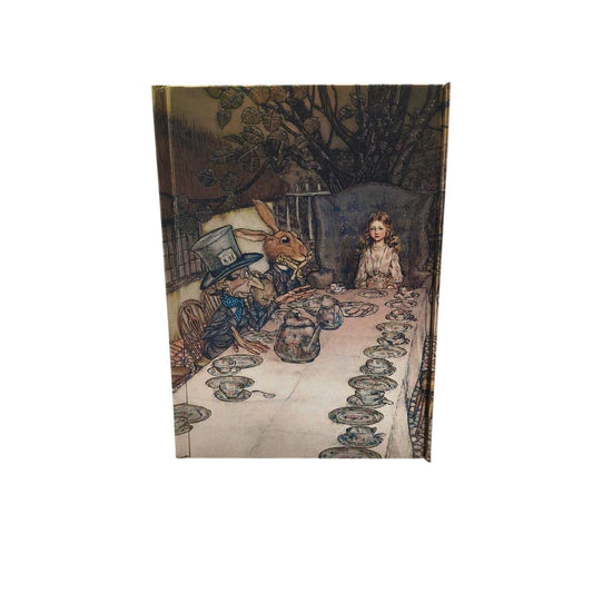 Arthur Rackham Alice in Wonderland Tea Party Journal with Foil Stamped Cover and - Danisak