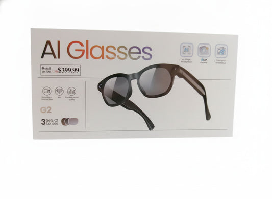 Gl 1  Ai Glasses G2 Smart AI Glasses with 3 Sets of Lenses