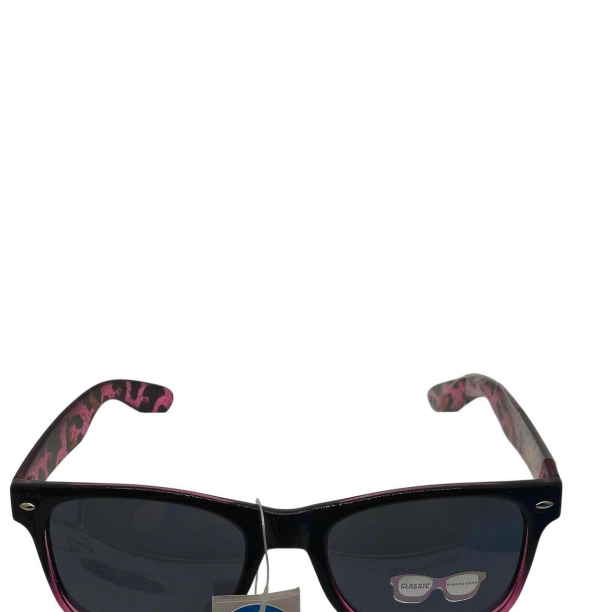 613 Pink leopard print sunglasses with black accents - Danisak