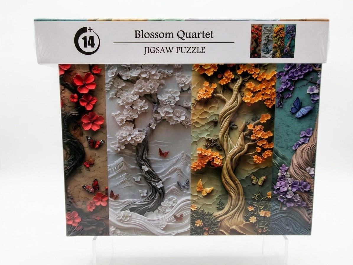 Larkipuzz Blossom Quartet 1000-Piece Jigsaw Puzzle