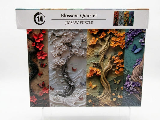 Larkipuzz Blossom Quartet 1000-Piece Jigsaw Puzzle
