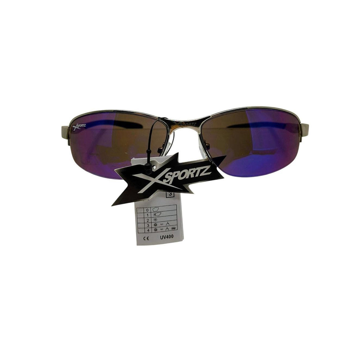 Xsportz sunglasses with blue accents - Danisak