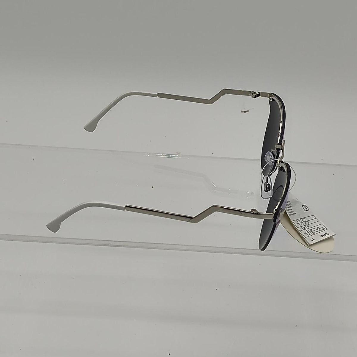 #133   Yellow mirrored sunglasses with silver frame #summer #retr - Danisak