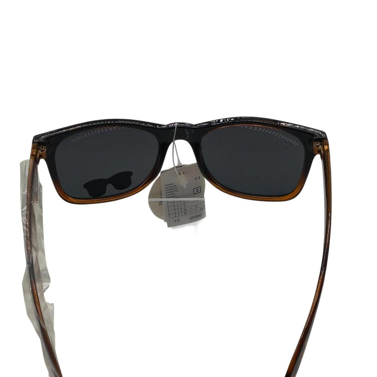 Leopard print sunglasses with black and brown tortoiseshell pattern - Danisak