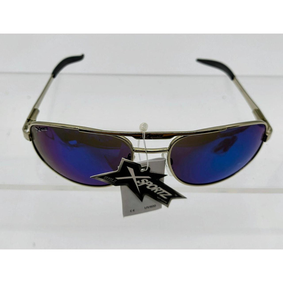 413 Sportz sunglasses with blue lenses - Danisak