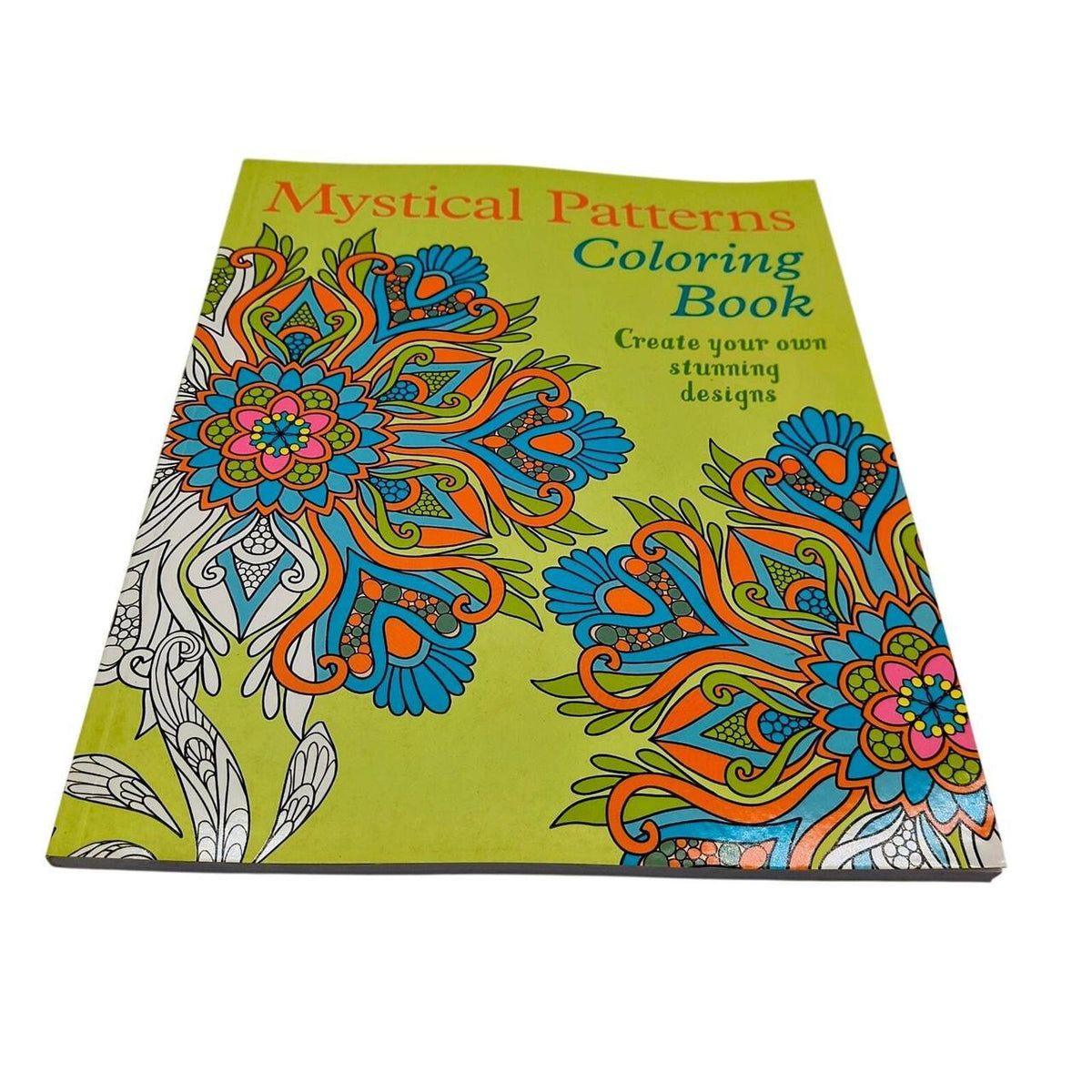 Mystical Patterns Coloring Book with 45 Unique Designs for Relaxation and Mind-C - Danisak