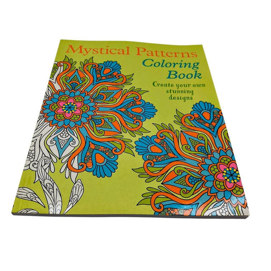 Mystical Patterns Coloring Book with 45 Unique Designs for Relaxation and Mind-C - Danisak