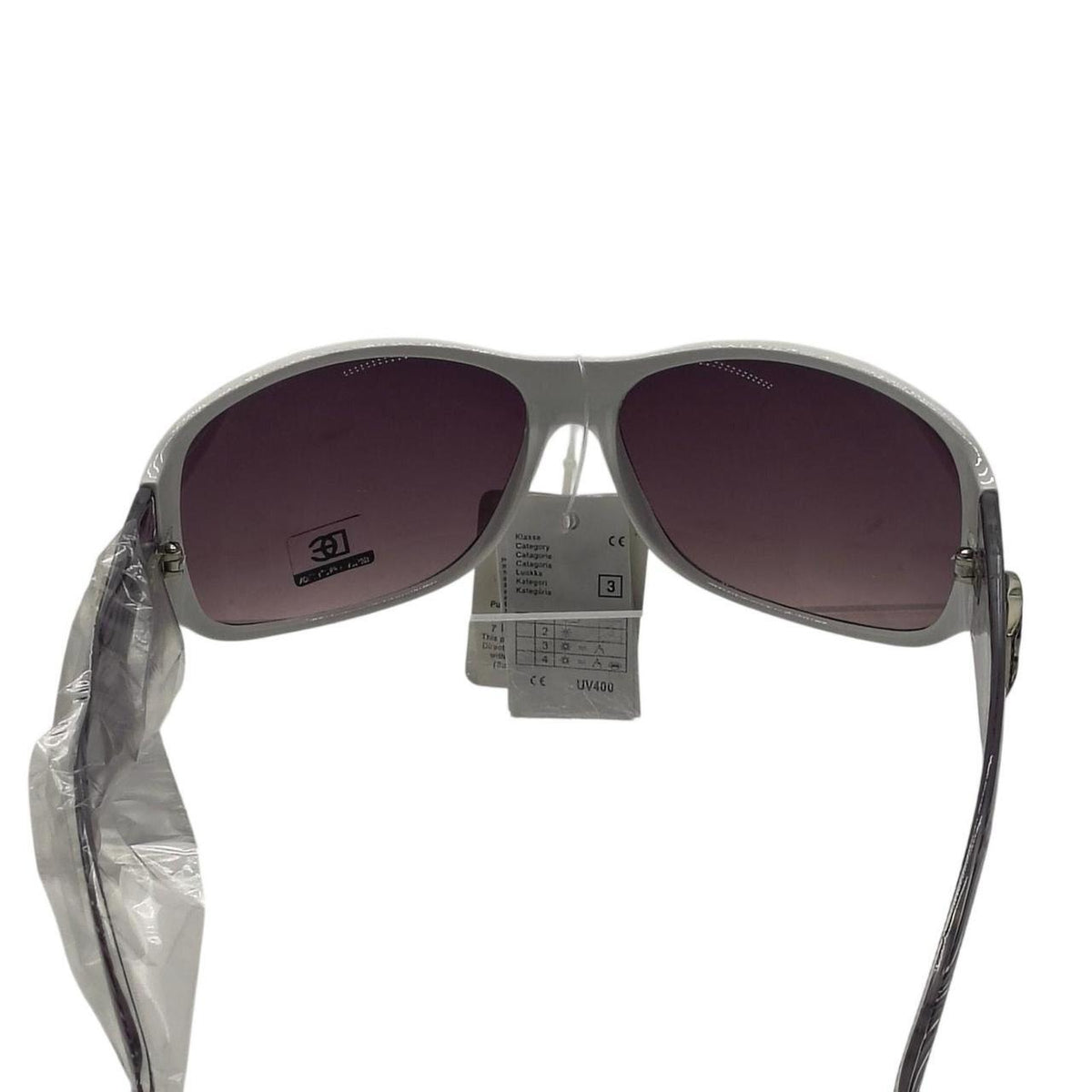 653 White/purple sunglasses with purple wavy stripes - Danisak
