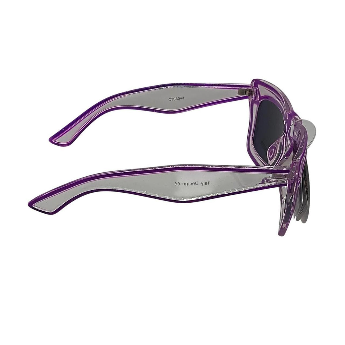 Purple sunglasses with a retro vibe - Danisak
