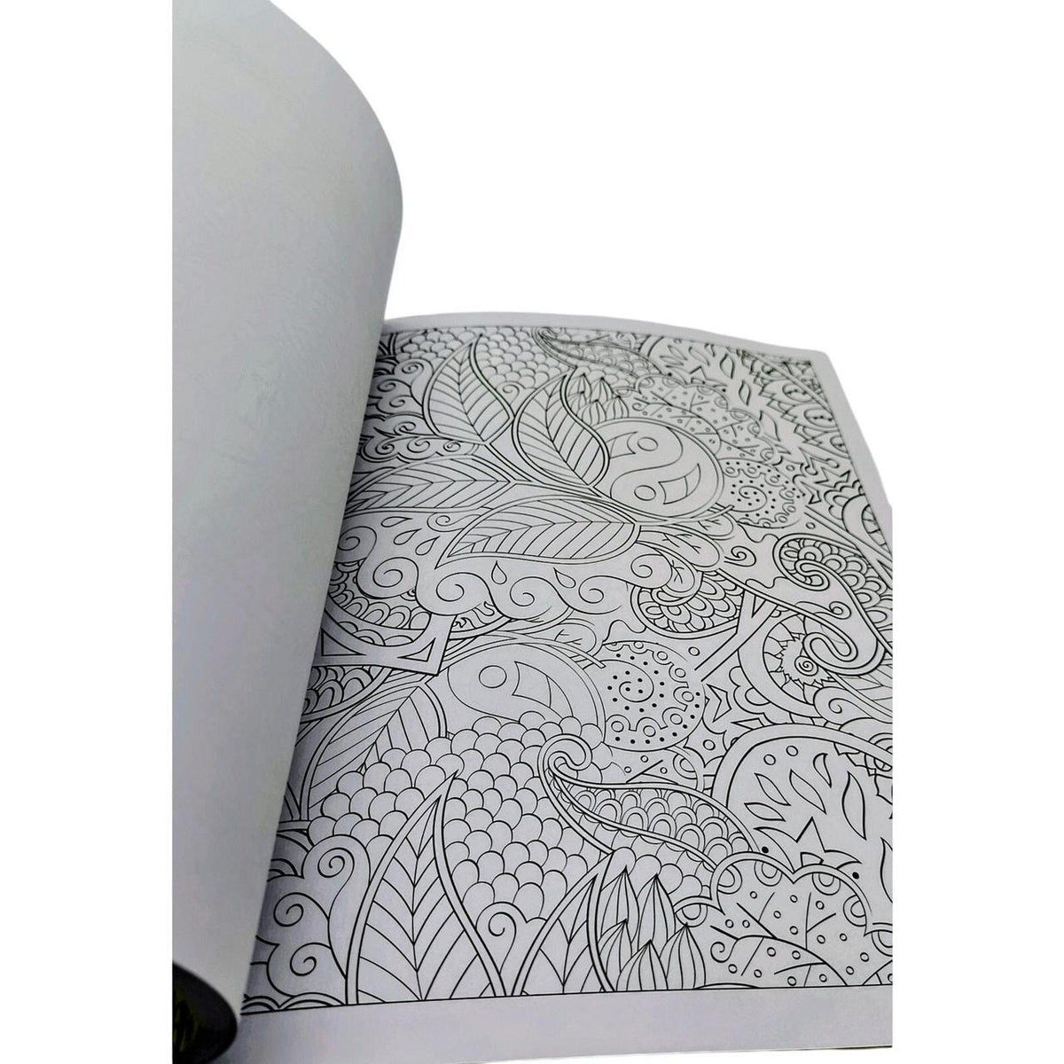 Mystical Patterns Coloring Book with 45 Unique Designs for Relaxation and Mind-C - Danisak