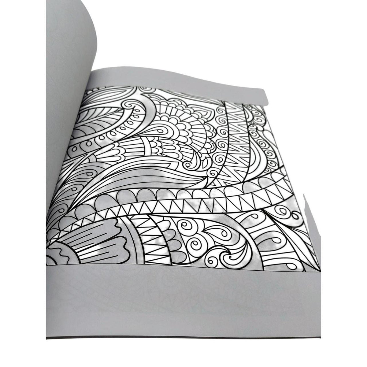 Mystical Patterns Coloring Book with 45 Unique Designs for Relaxation and Mind-C - Danisak