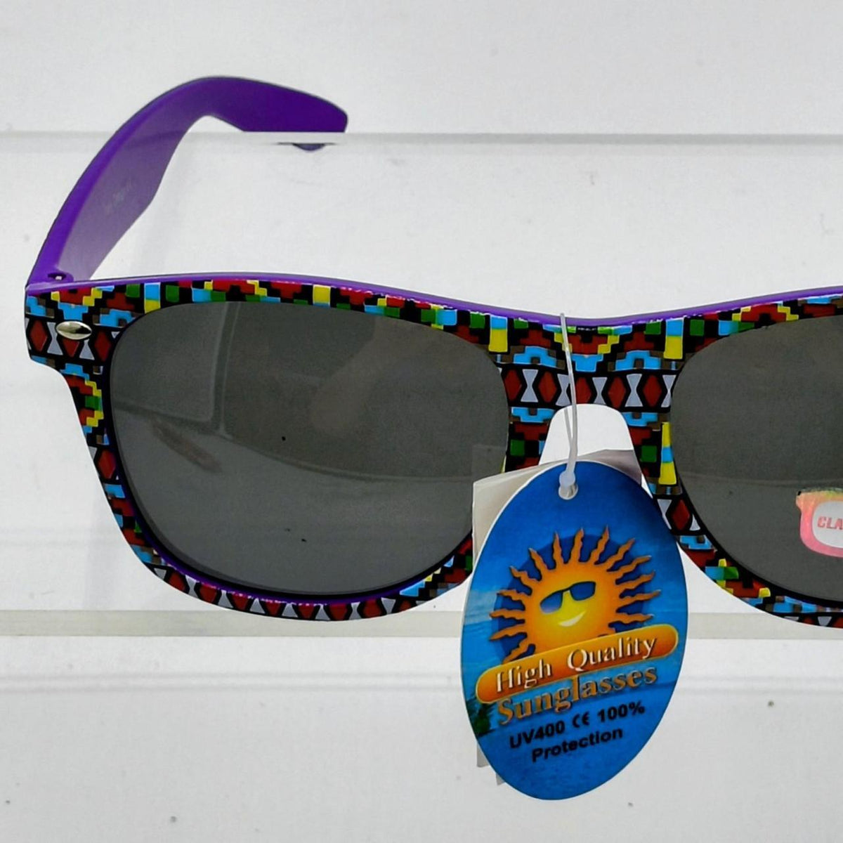 Unbranded Women's Multi and Purple Sunglass - Danisak