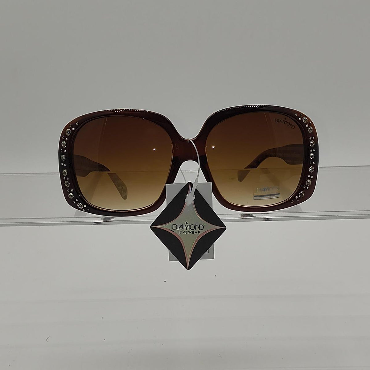 Unbranded Women's Brown and Multi Sunglass - Danisak