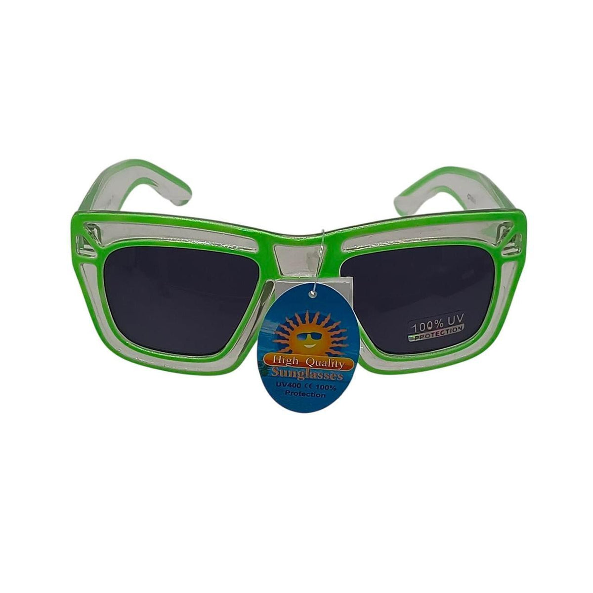 Green sunglasses with a retro vibe - Danisak
