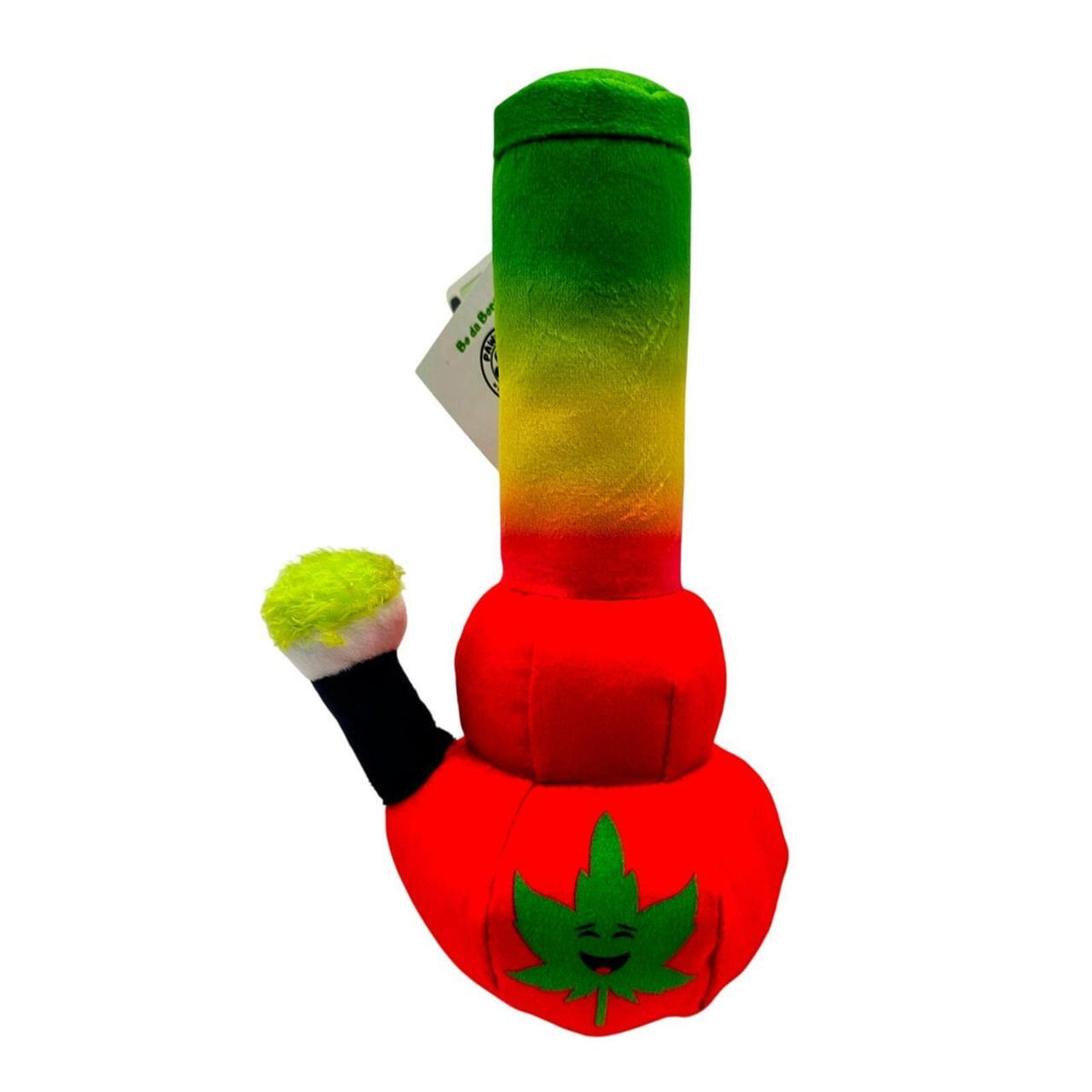 Unbranded Green and Red Plush Dog Toy with Squeaker - New with Tags - Danisak