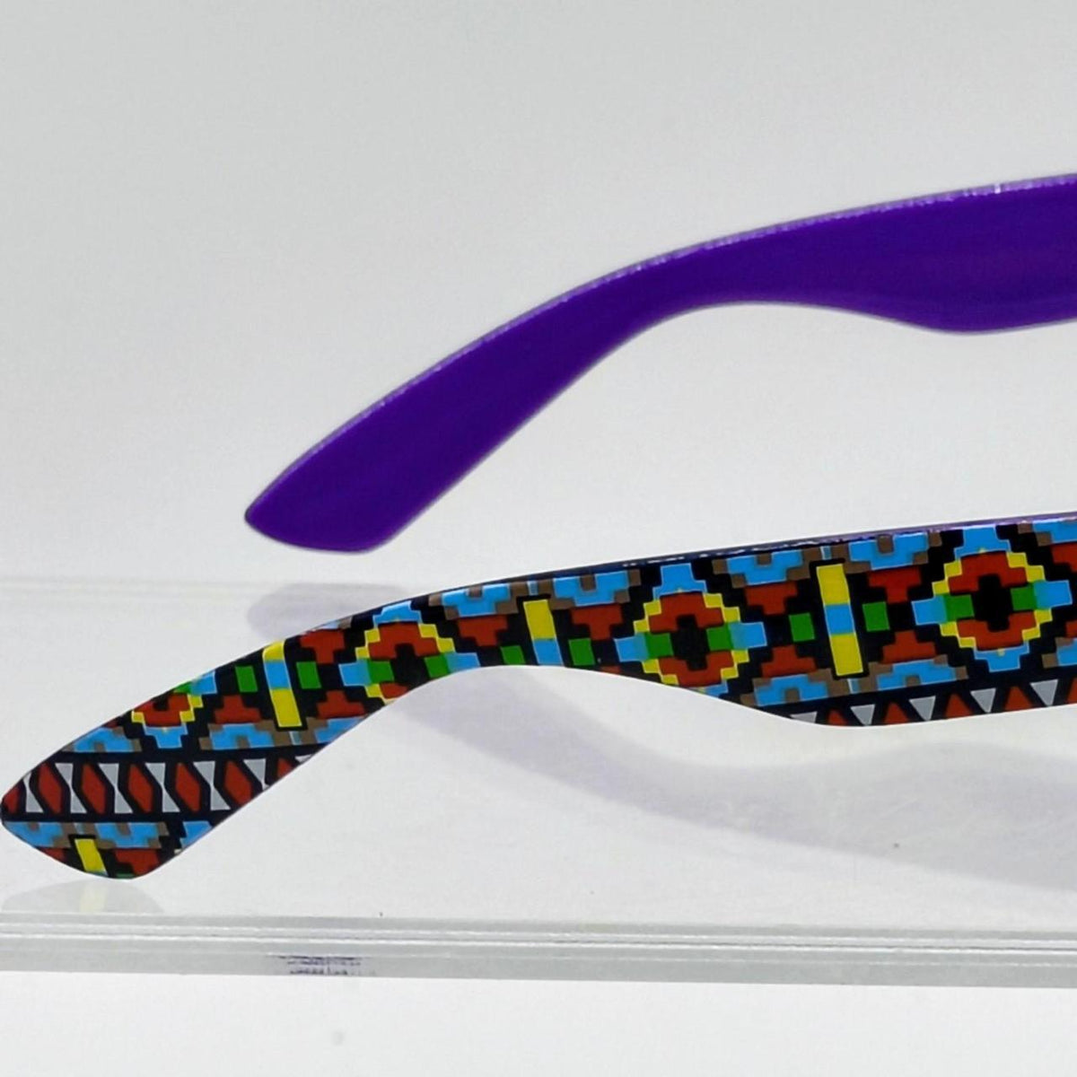 Unbranded Women's Multi and Purple Sunglass - Danisak
