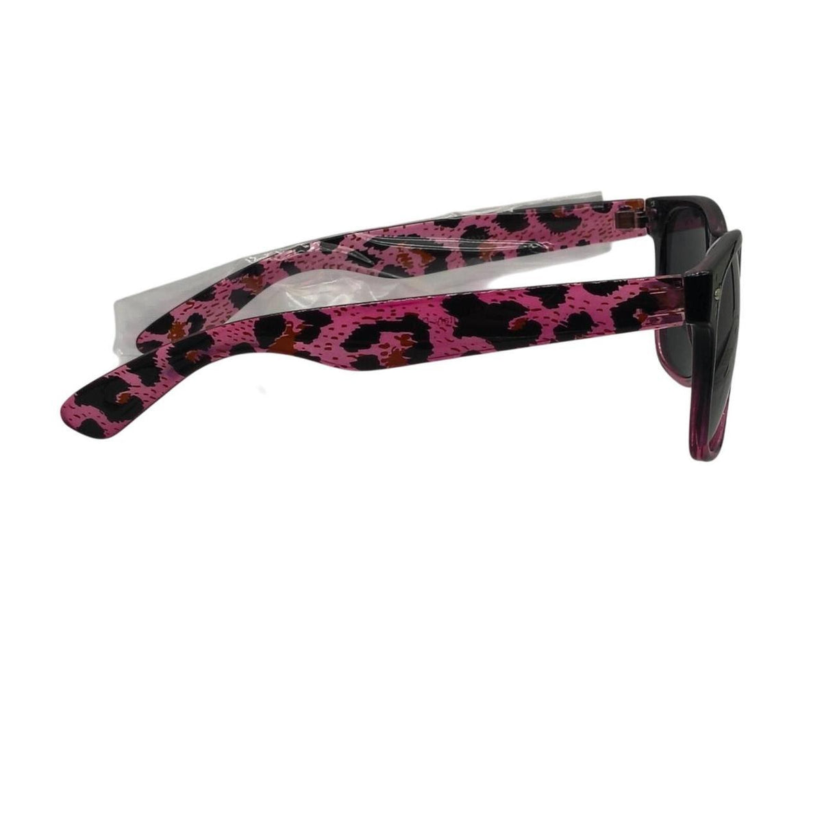 613 Pink leopard print sunglasses with black accents - Danisak