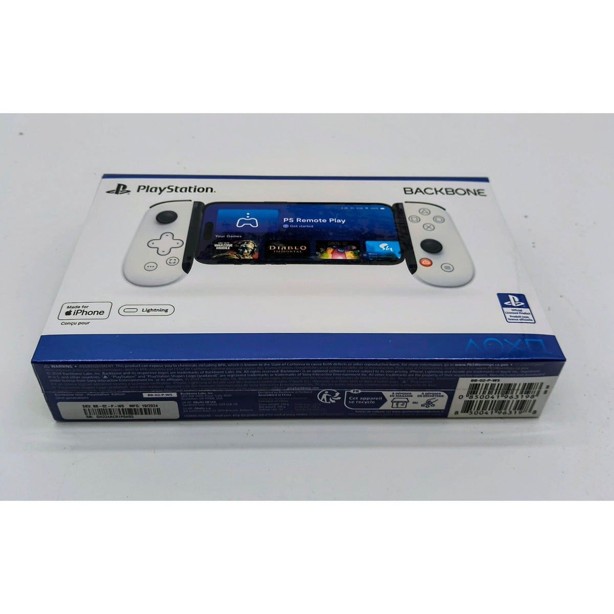 PlayStation Backbone Controller – Made for iPhone, Lightning Version