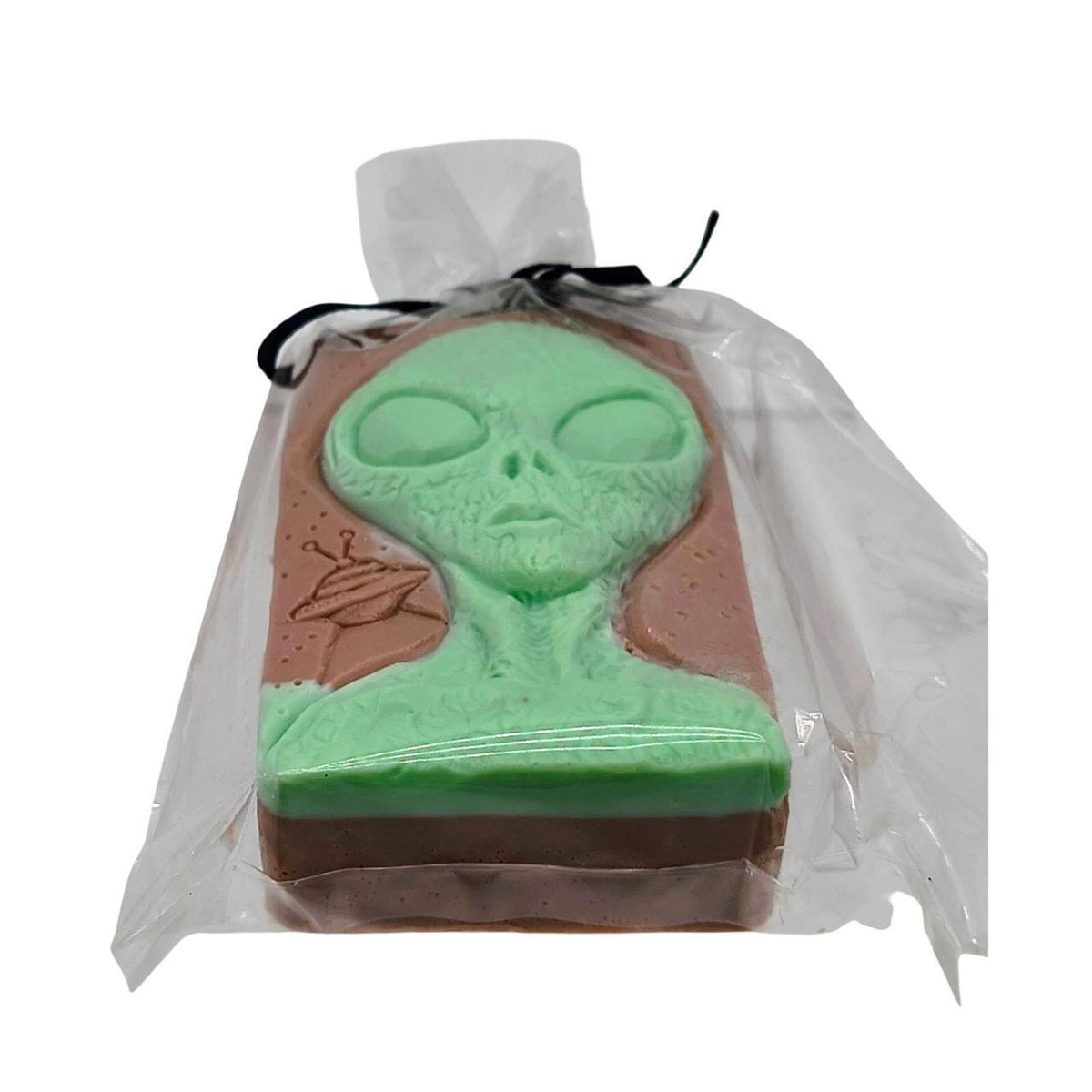 Alien Themed Glycerin Soap Bar with Candy Crush Scent, 4 oz, Gift-Ready Package - Danisak