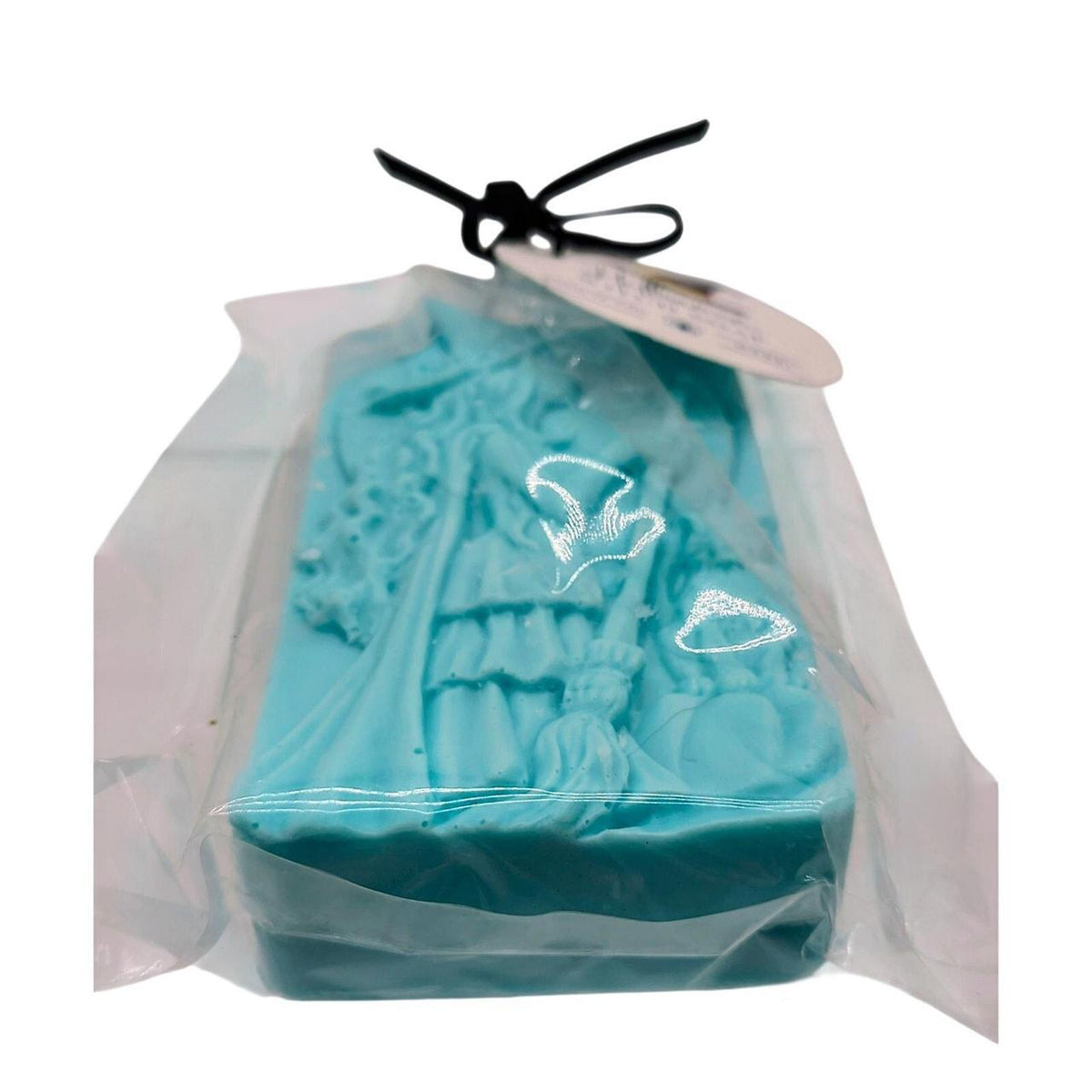 Halloween Witch Glycerin Soap Bar - Blue, Scented Home Sweet Home, 4 oz - Danisak