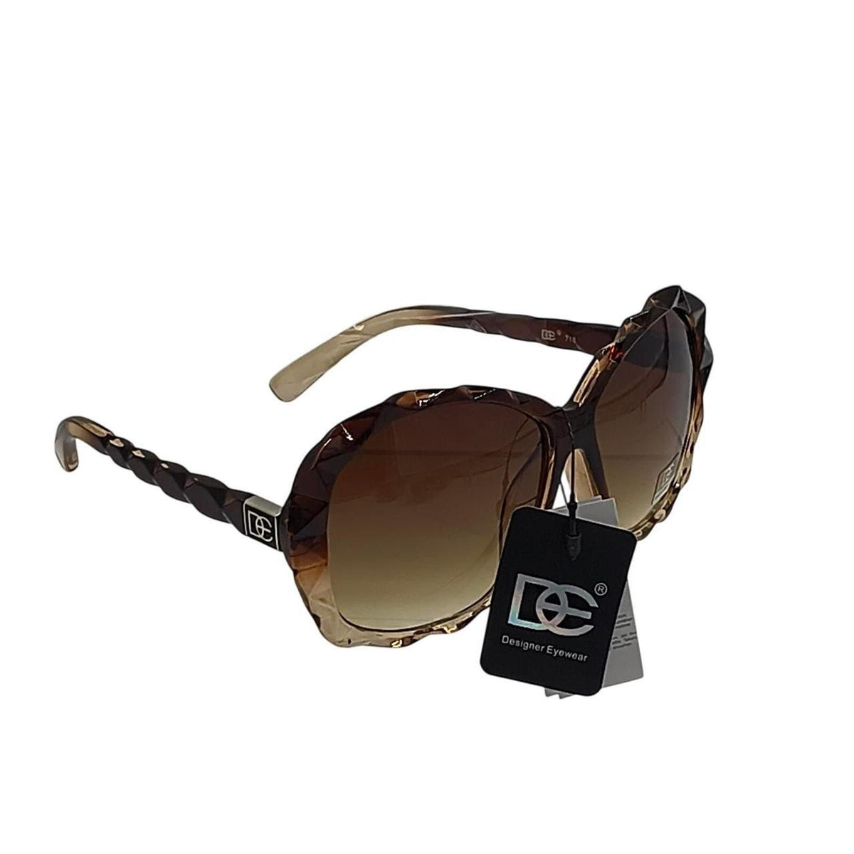 400 Brown & tan gradient sunglasses with a boho vibe - Danisak
