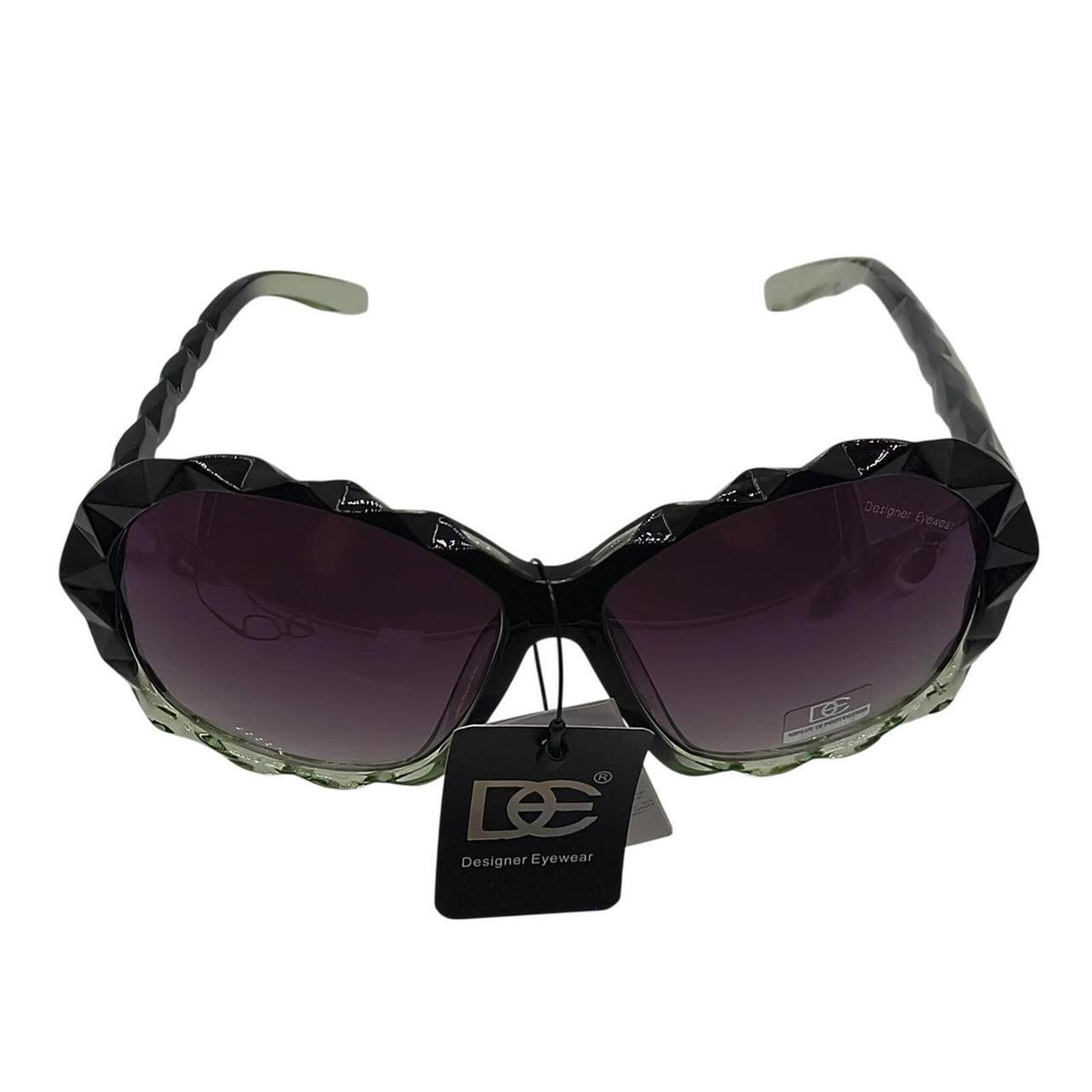 403 Designer Eyewear sunglasses with black and green accents - Danisak