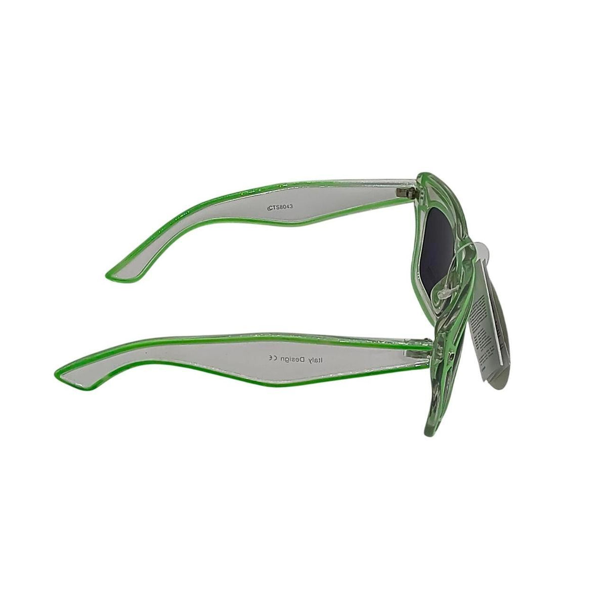 Green sunglasses with a retro vibe - Danisak