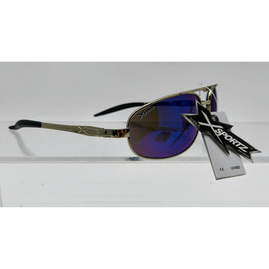 413 Sportz sunglasses with blue lenses - Danisak