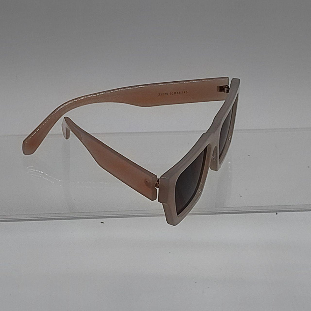 Frosted Matte Neutral Clear Sunglasses | Transparent Retro Indie Shades - Danisak