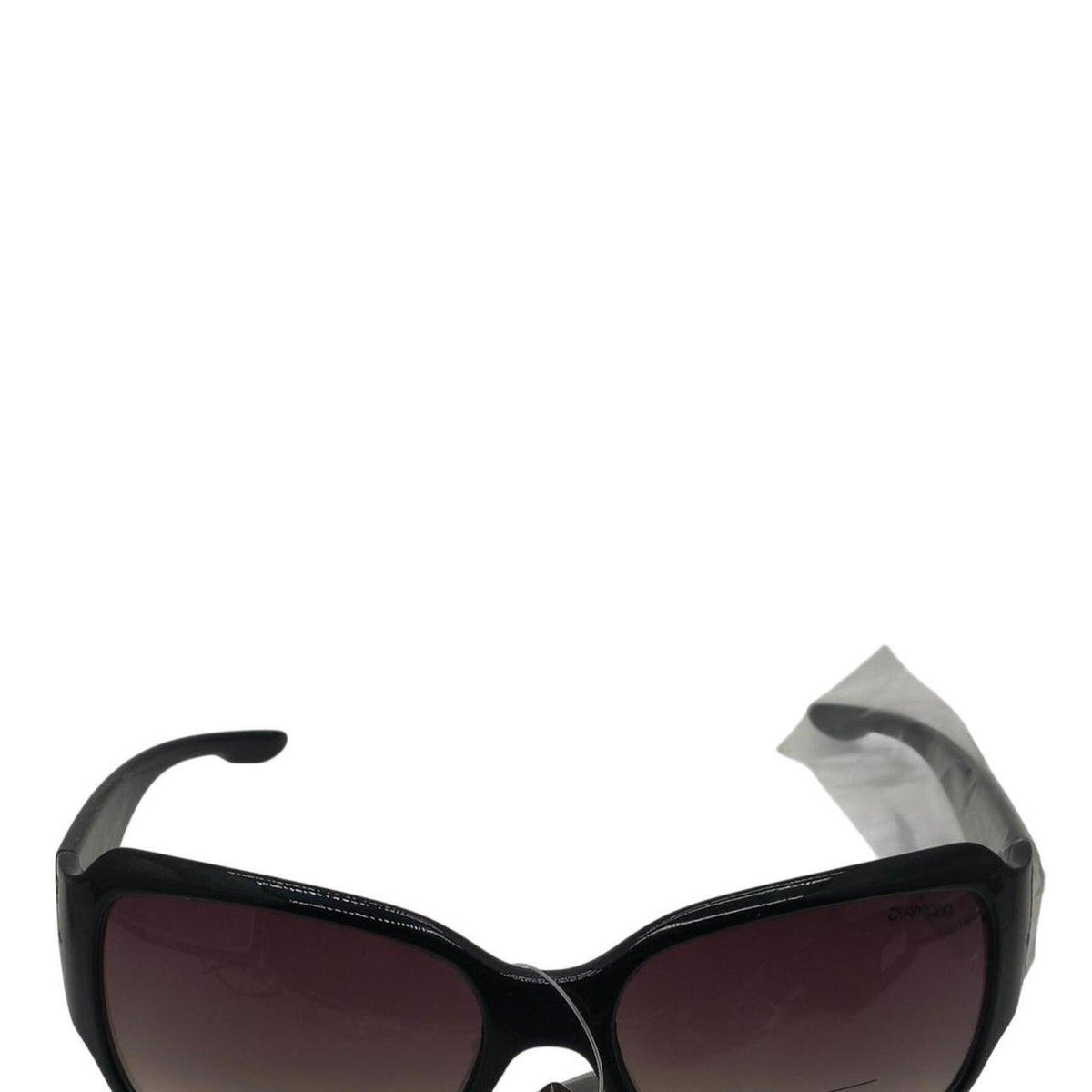 631 Diamond Eyewear black sunglasses with rhinestones and gray gradient lenses - Danisak